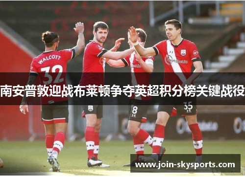 南安普敦迎战布莱顿争夺英超积分榜关键战役